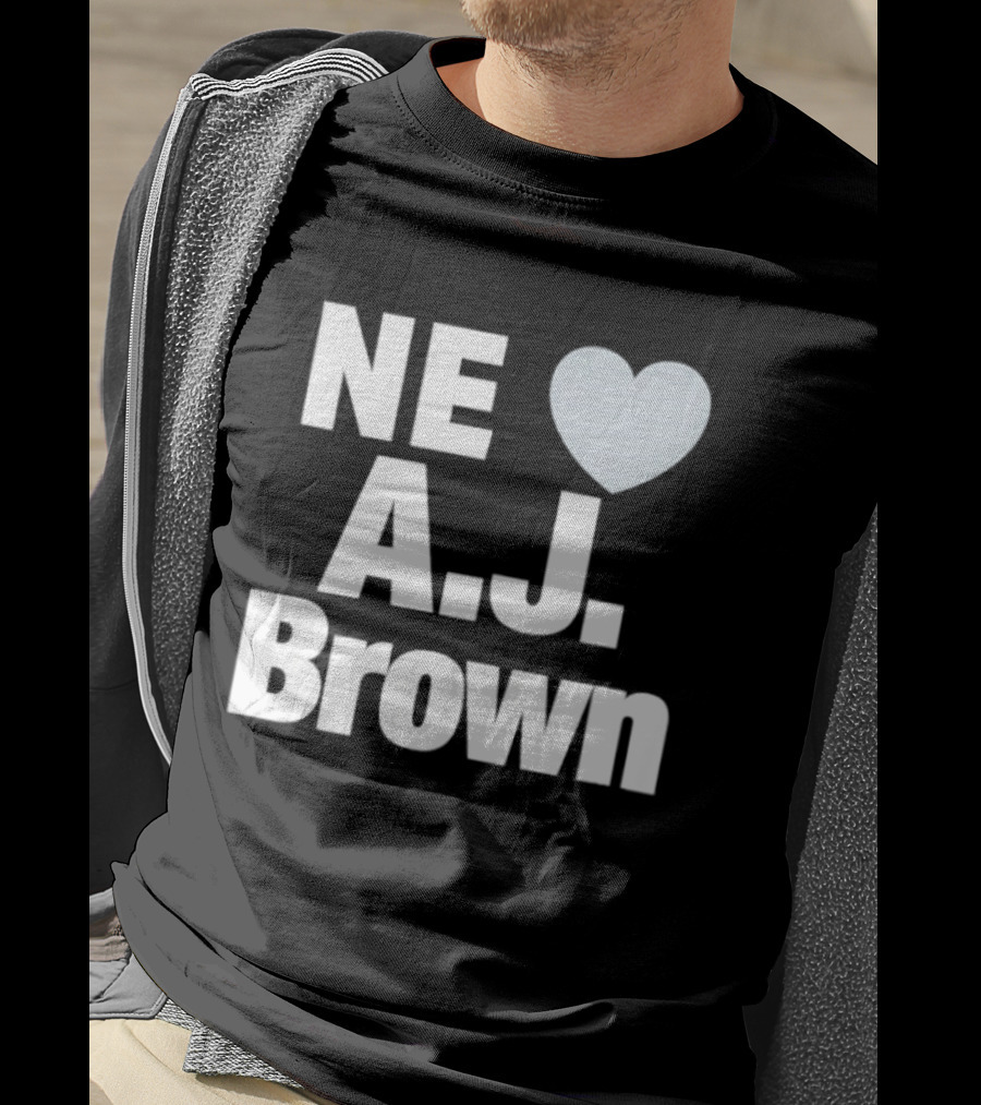 Philadelphia Eagles NE Heart A.J. Brown T-Shirt