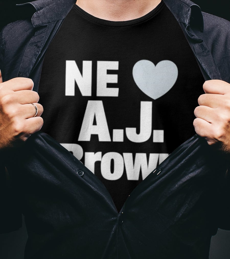 Philadelphia Eagles NE Heart A.J. Brown T-Shirt