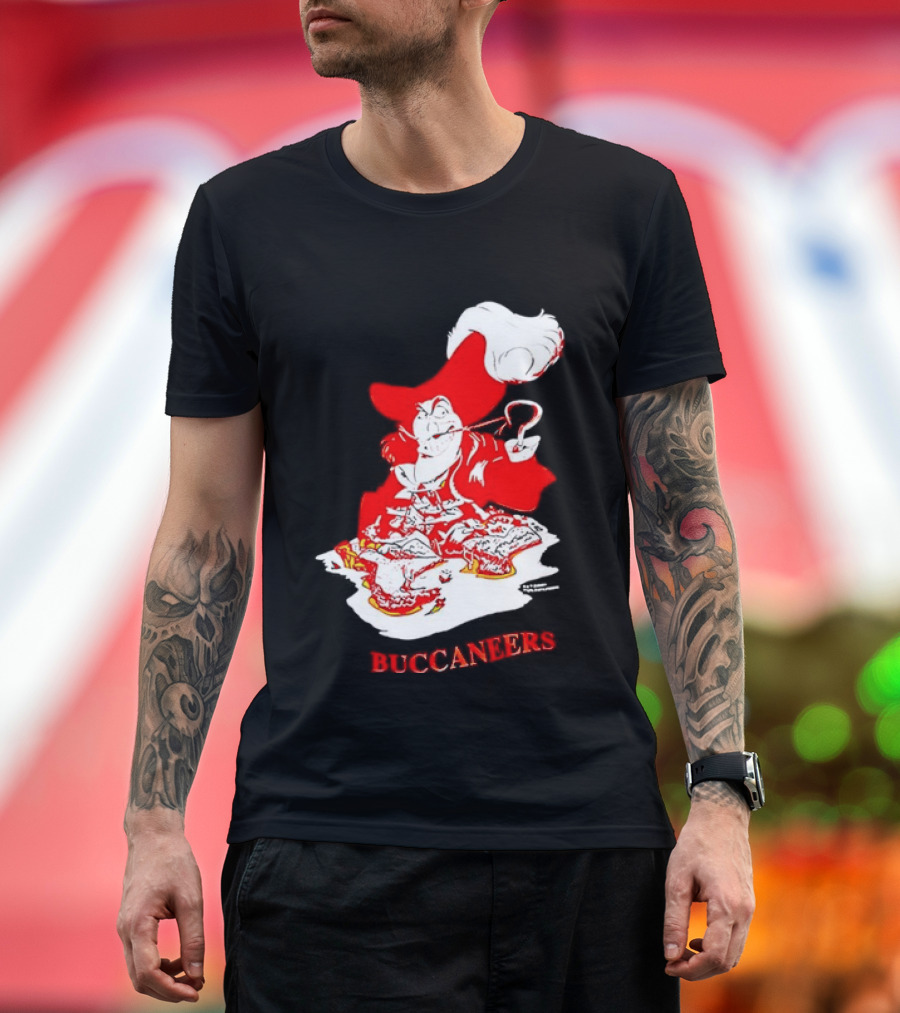 Captain Hook Buccaneers Pirate Tampa Bay T-Shirt