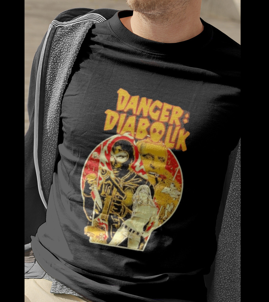 Danger Diabolik Italian Comic Mario Bava T-Shirt