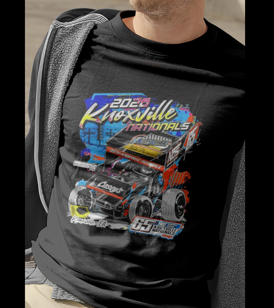 2026 Knoxville Nationals 65th NOS Energy Casey's Knoxville IA Racing Event T-Shirt