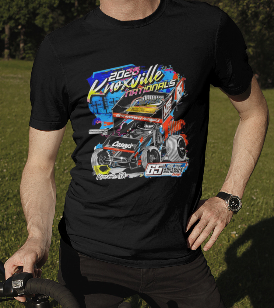 2026 Knoxville Nationals 65th NOS Energy Casey's Knoxville IA Racing Event T-Shirt