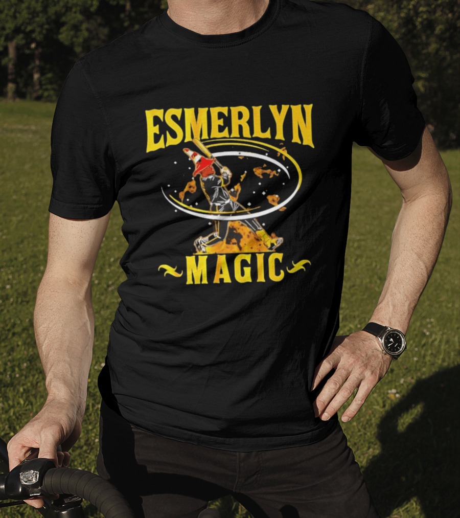 Esmerlyn Magic Baseball Players Association Swinging Batter T-Shirt