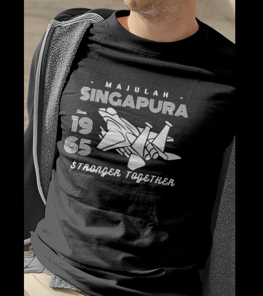 Majulah Singapura Since 1965 Stronger Together Jets T-Shirt