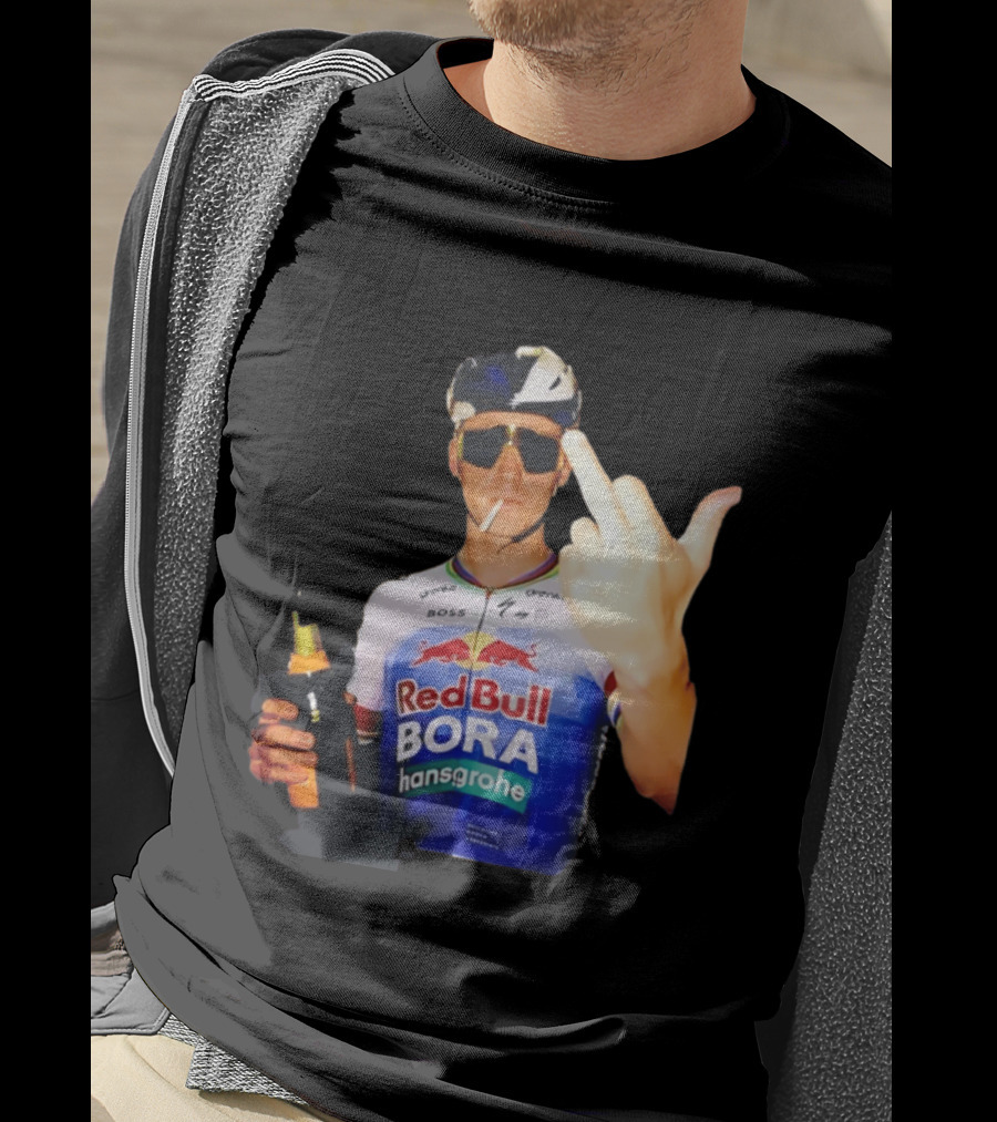 Remco Evenepoel Red Bull BORA Hansgrohe Smoking Gesture T-Shirt