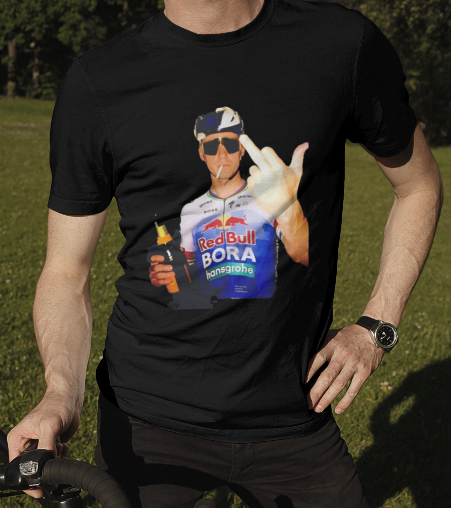 Remco Evenepoel Red Bull BORA Hansgrohe Smoking Gesture T-Shirt