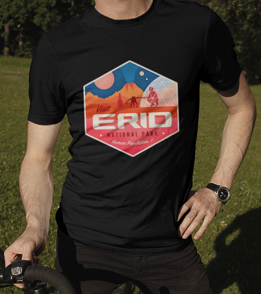Rocky Alien Tau Ceti Visit Erid National Park Project Hail Mary Human Population One T-Shirt