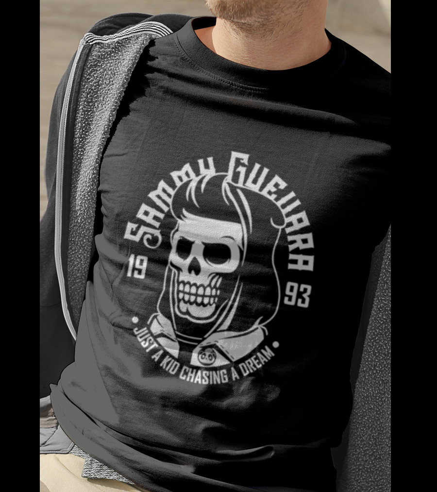 Sammy Guevara 1993 Skull Just A Kid Chasing A Dream T-Shirt