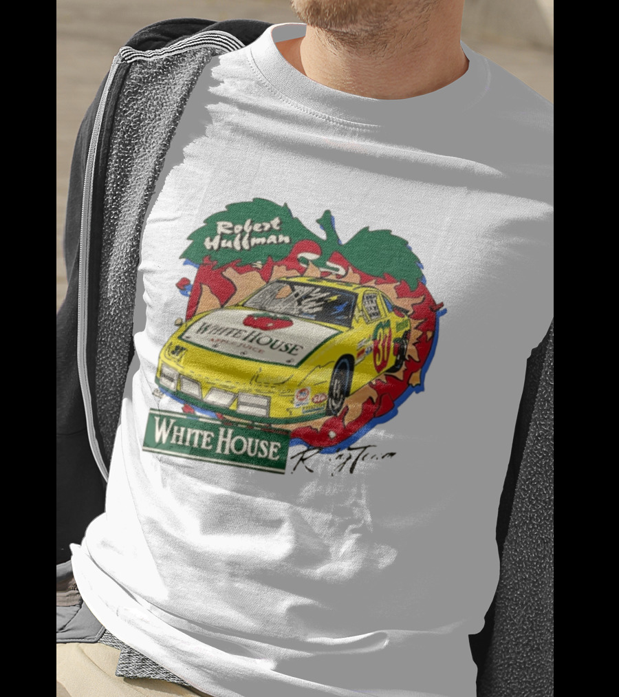 1996 Robert Huffman White House Apple Juice #37 Goody's Dash Series Car Racing T-Shirt