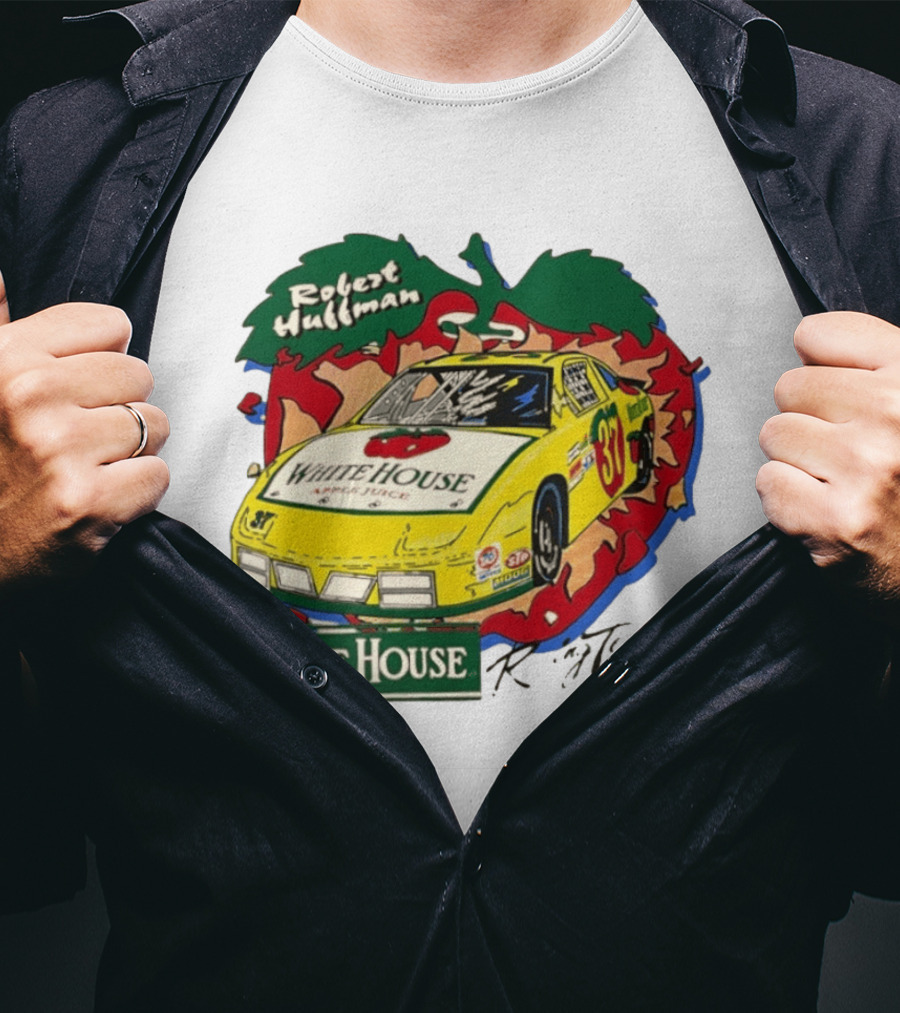 1996 Robert Huffman White House Apple Juice #37 Goody's Dash Series Car Racing T-Shirt