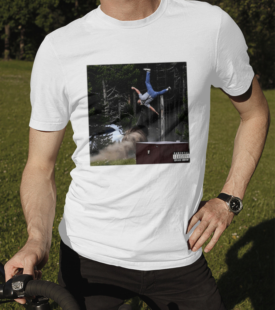 Bison Do Not Pet The Fluffy Cows National Park Parental Advisory Explicit Content Warning T-Shirt