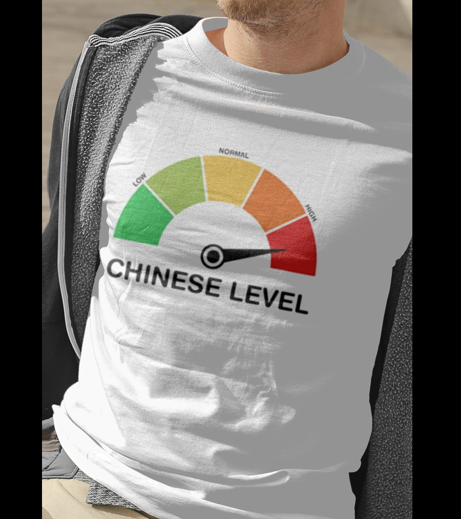Chinese Level Meter Low Normal High Gauge T-Shirt