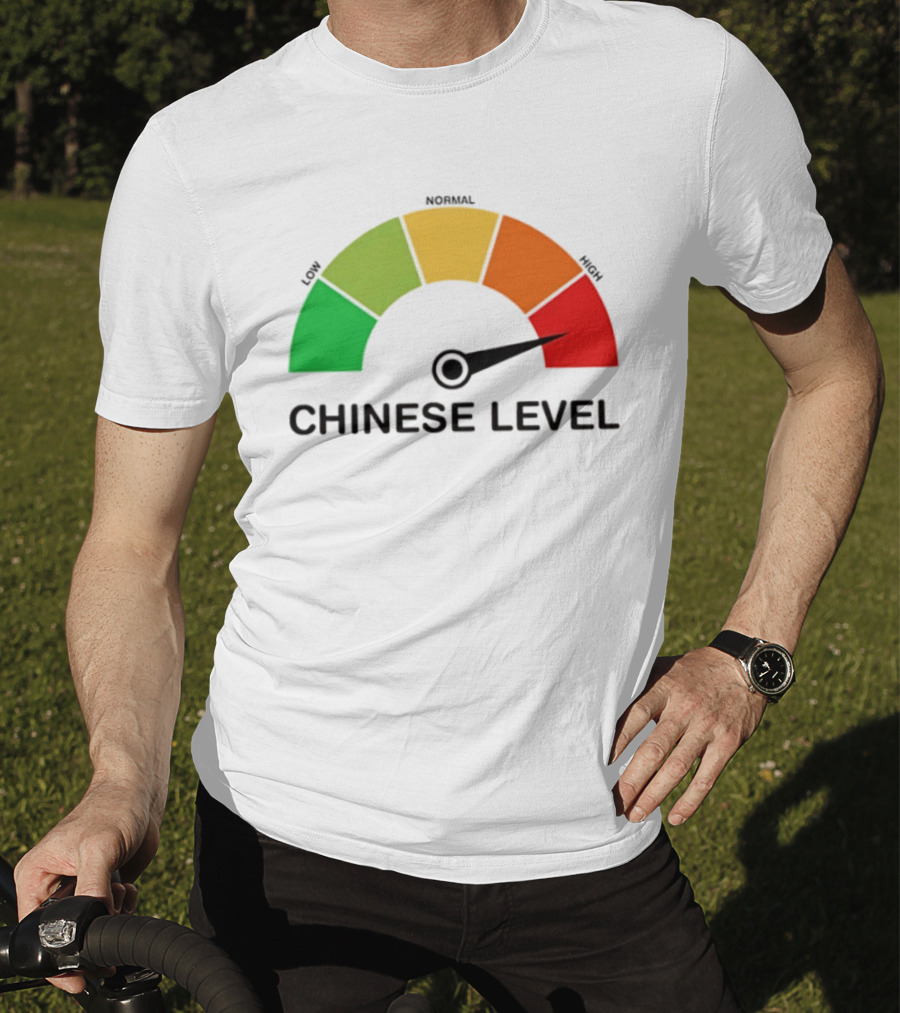 Chinese Level Meter Low Normal High Gauge T-Shirt