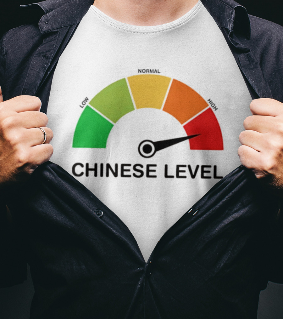 Chinese Level Meter Low Normal High Gauge T-Shirt
