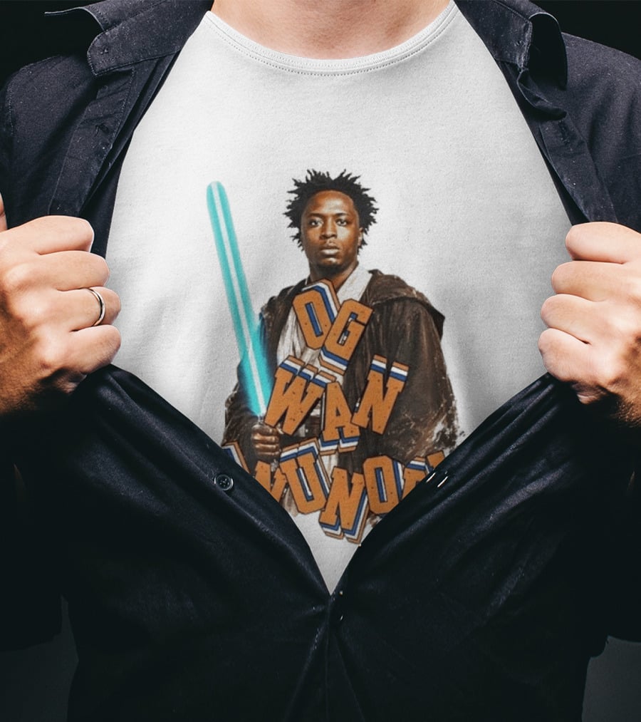 Og Wan Anunobi New York Knicks Basketball Nba 2026 Star Wars T-Shirt