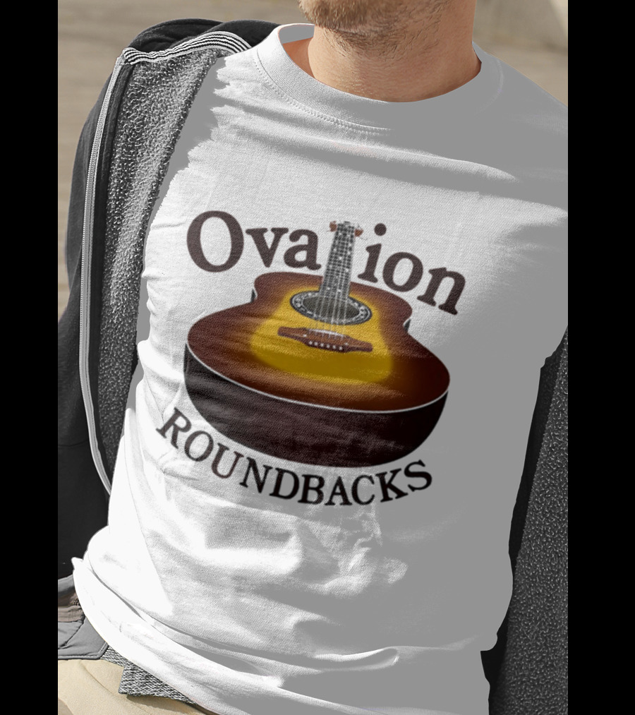 Ovation Roundbacks Acoustic Guitar Folk Music T-Shirt