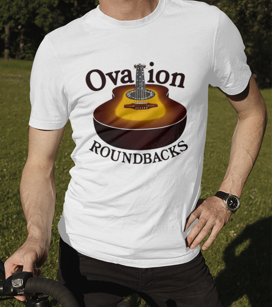 Ovation Roundbacks Acoustic Guitar Folk Music T-Shirt