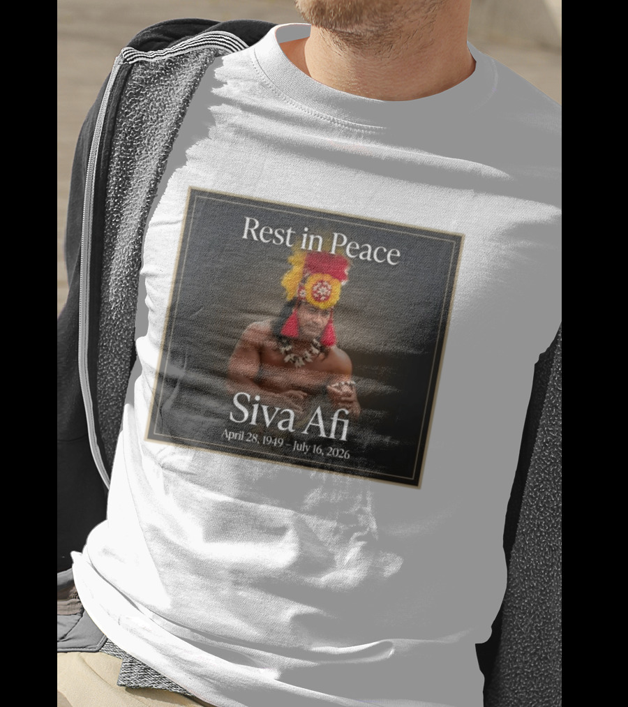 Rest In Peace Siva Afi April 28 1949 July 16 2026 Hawaiian Warrior T-Shirt