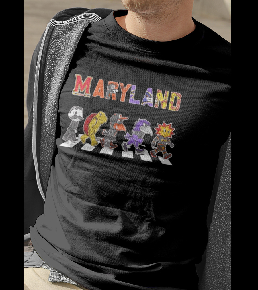 Maryland Oriole Bird Testudo Poe The Raven Baltimore Blast Mr Boh T-Shirt