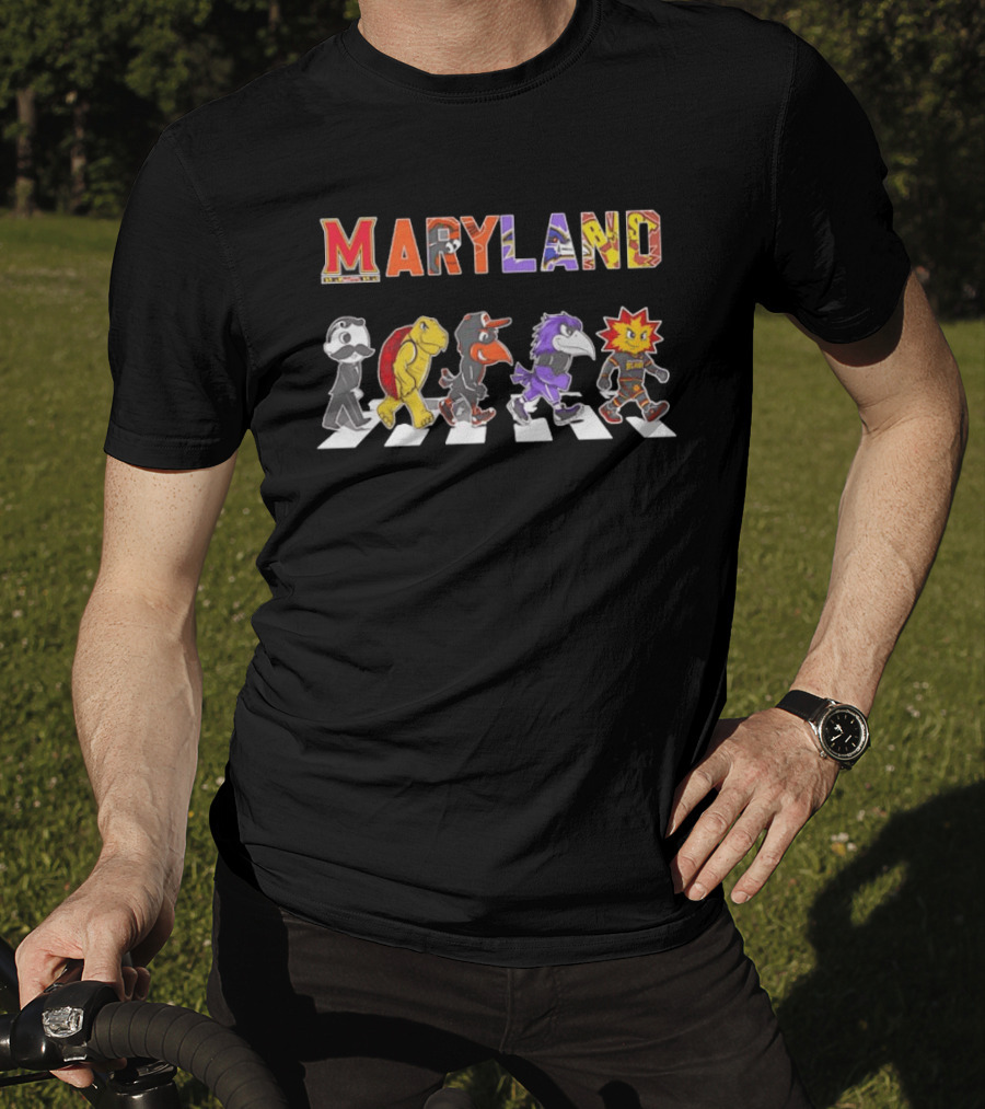Maryland Oriole Bird Testudo Poe The Raven Baltimore Blast Mr Boh T-Shirt