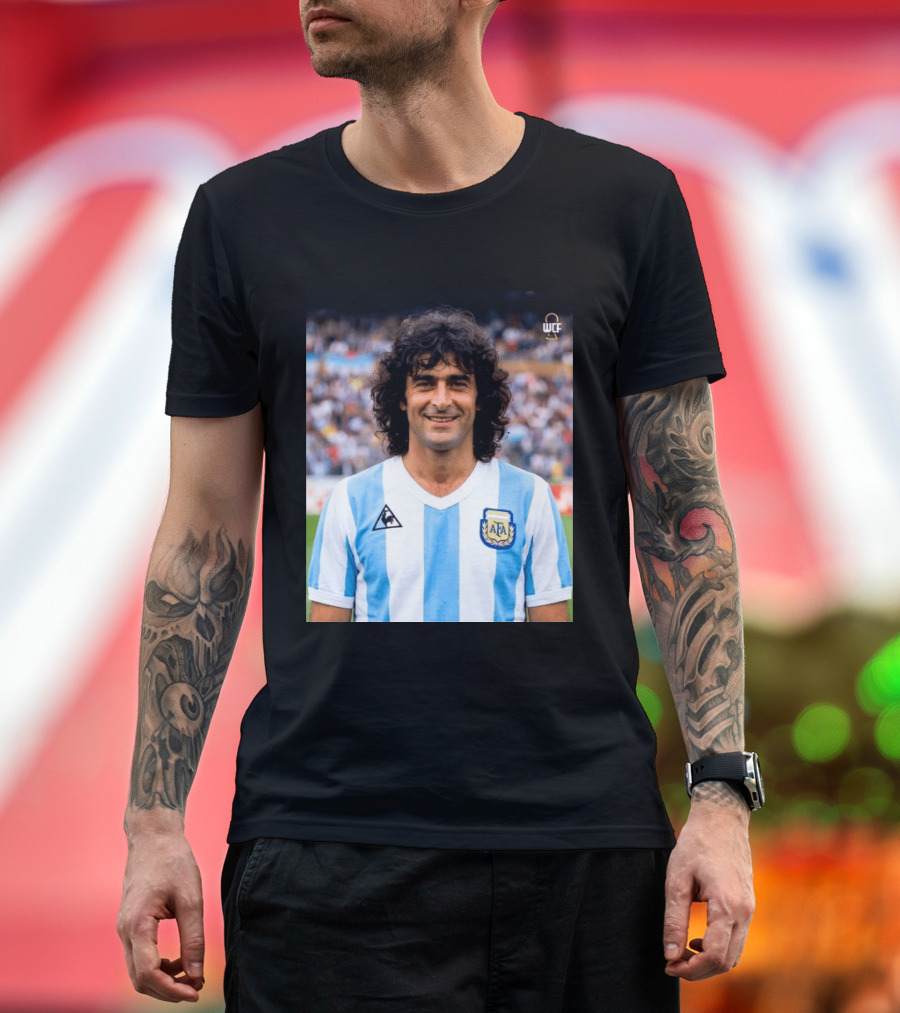 Happy Birthday Mario Kempes Argentina Football Legend AFA T-Shirt