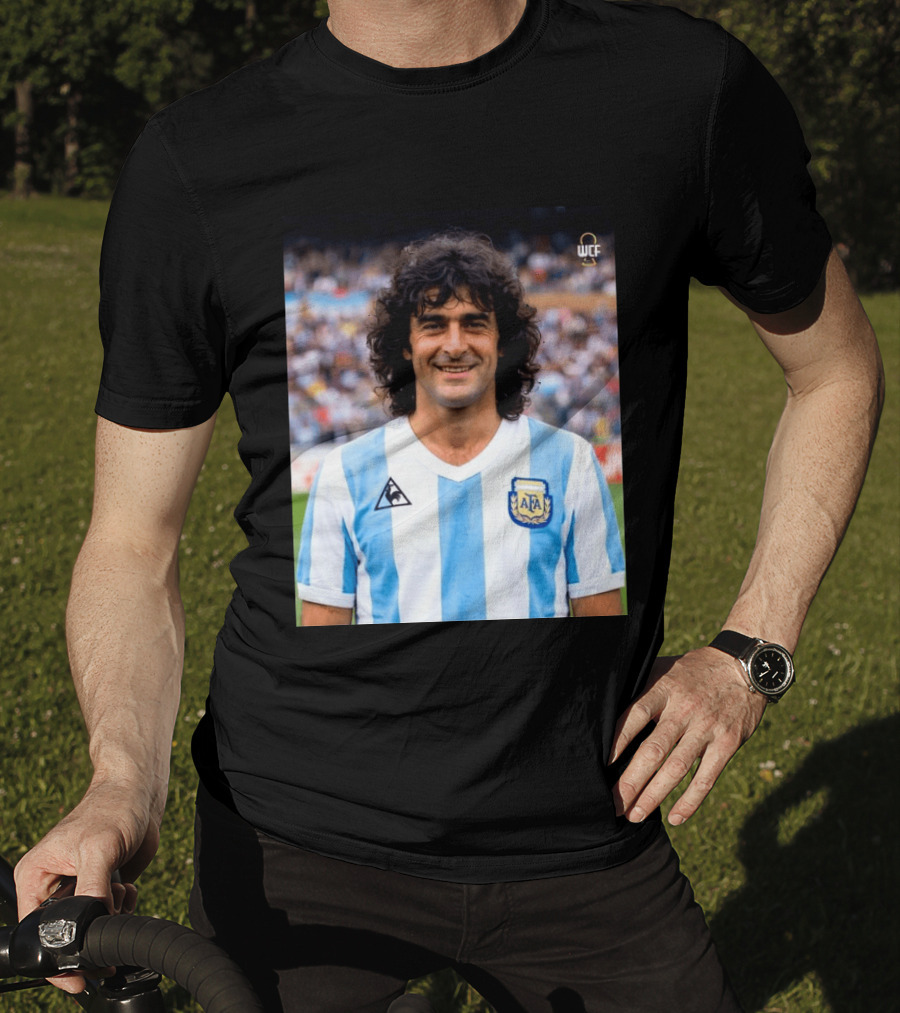 Happy Birthday Mario Kempes Argentina Football Legend AFA T-Shirt