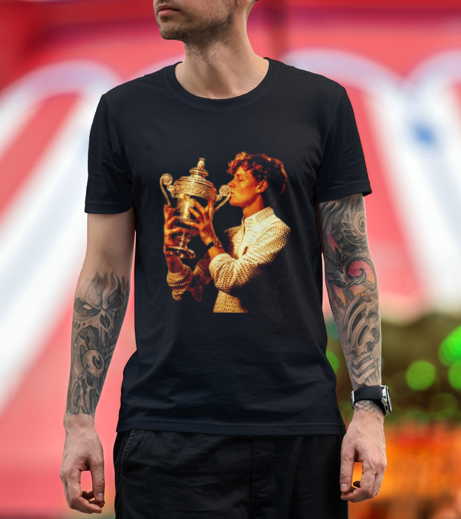 Jannik Sinner Wimbledon Men's Singles Champion Italy Celebration T-Shirt