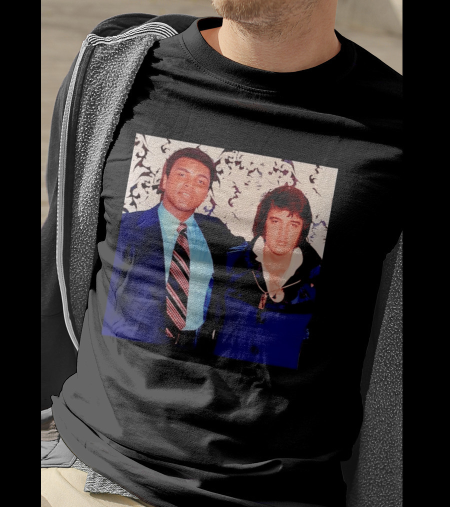 Muhammad Ali Elvis Presley Iconic Encounter T-Shirt