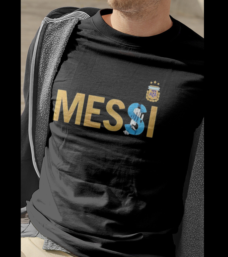 Lionel Messi AFA Argentina Football Team T-Shirt