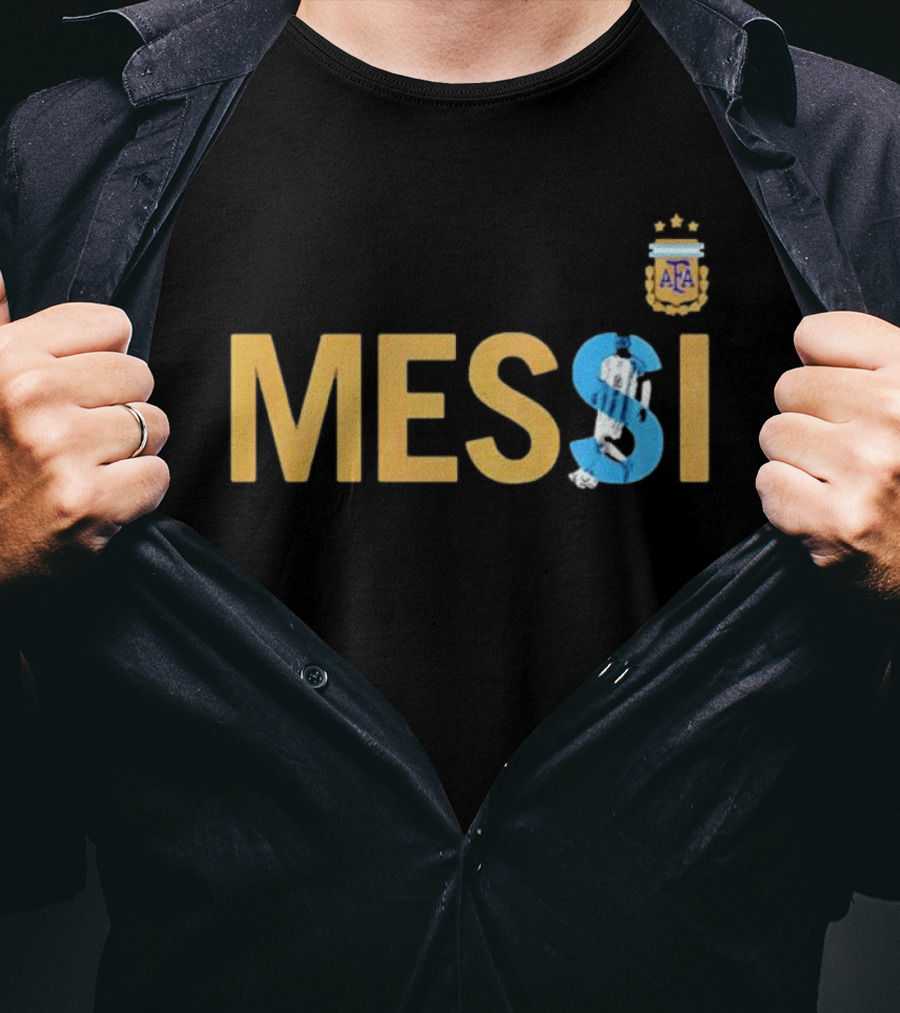 Lionel Messi AFA Argentina Football Team T-Shirt