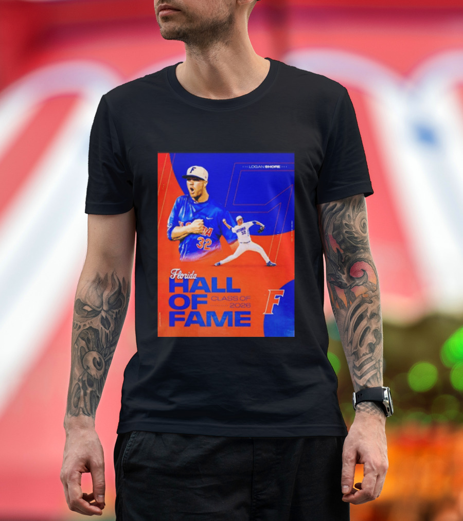 Logan Shore Florida Gators Hall Of Fame Class Of 2026 T-Shirt
