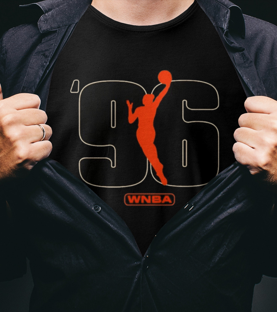 WNBA 1996 Inaugural Season Basketball 96 Retro Women's Player T-Shirt