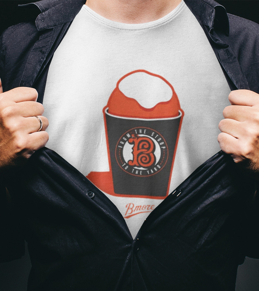 Baltimore Orioles From The Stoop To The Yard Snowball Bmore T-Shirt