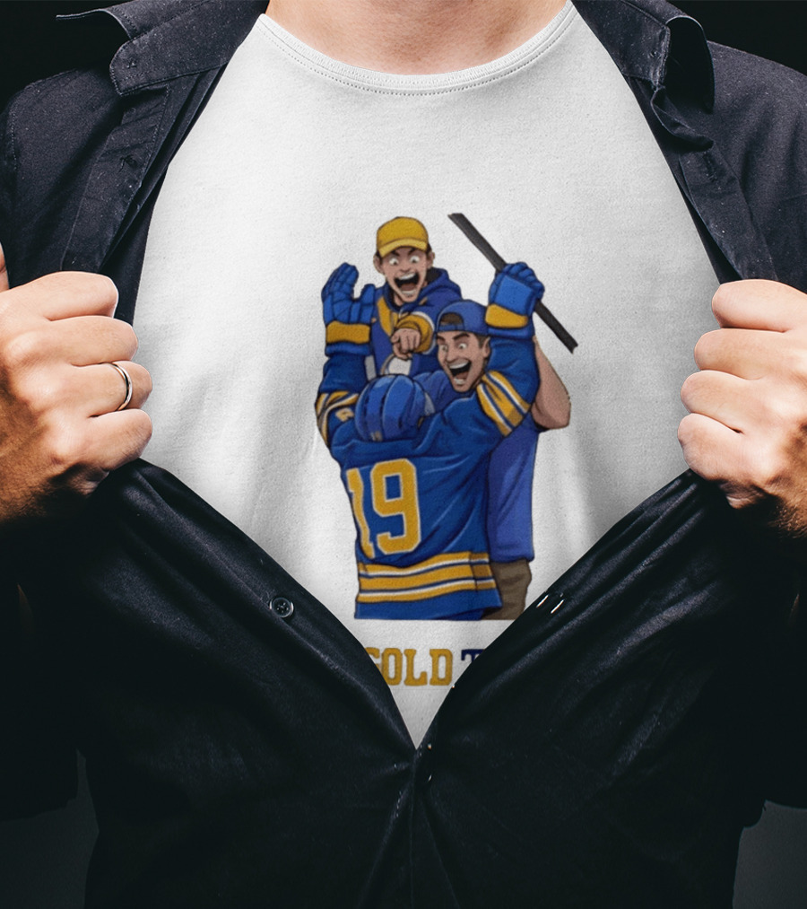 Buffalo Sabres Blue & Gold Til I Die Peyton Krebs 19 Hockey Fans T-Shirt