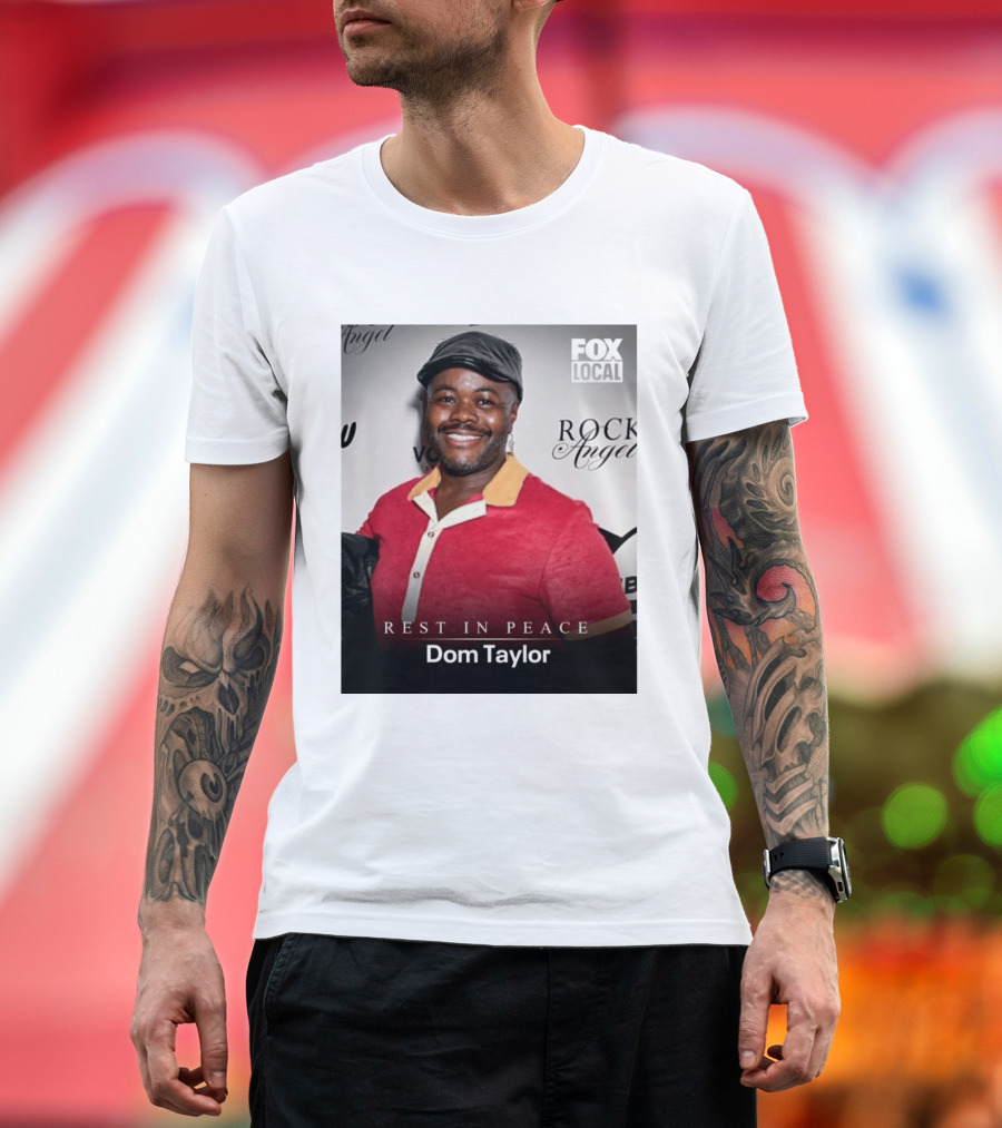 Rest In Peace Dom Taylor Celebrating Caribbean Cuisine Netflix Five Star Chef T-Shirt