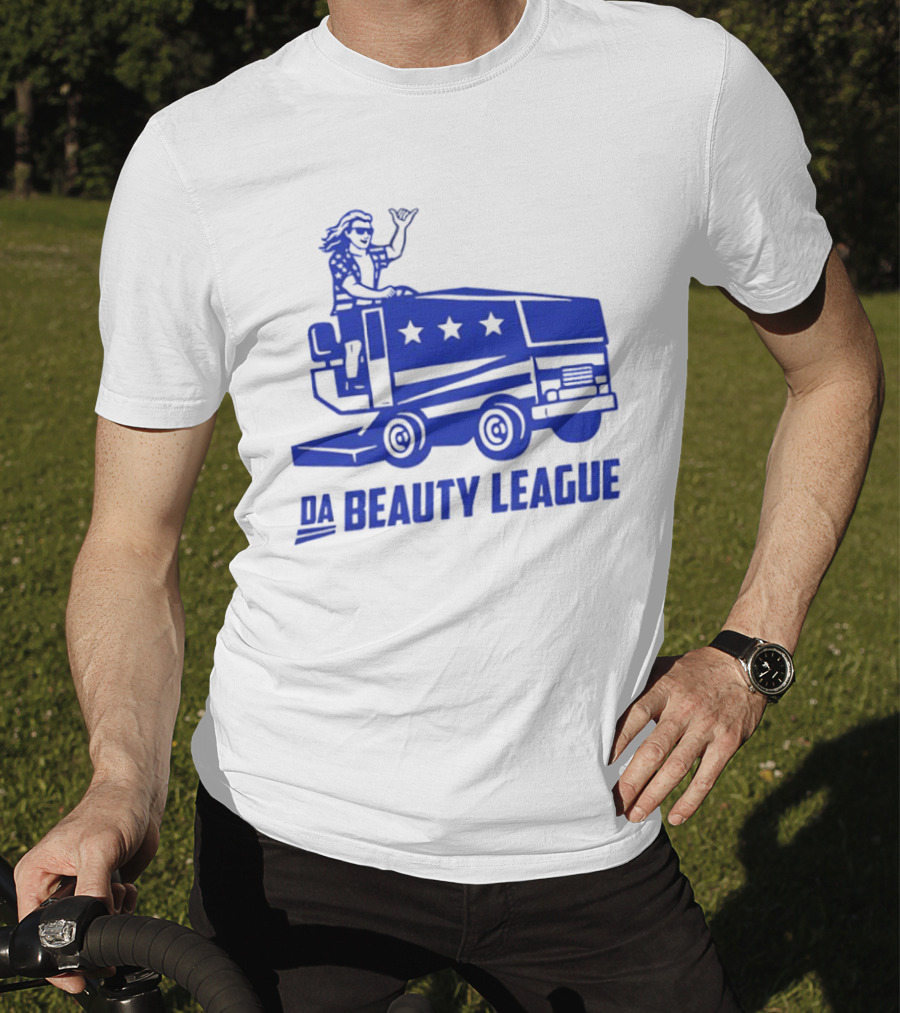 Da Beauty League Ice Resurfacer Shaka Sign T-Shirt