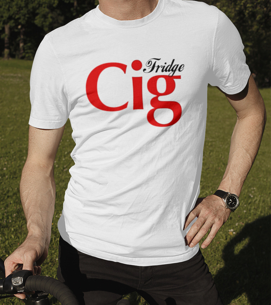 Fridge Cig Red Lettering T-Shirt