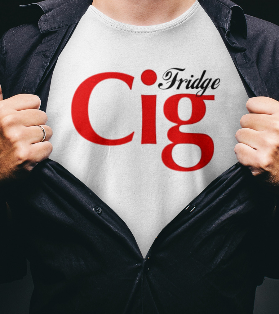 Fridge Cig Red Lettering T-Shirt