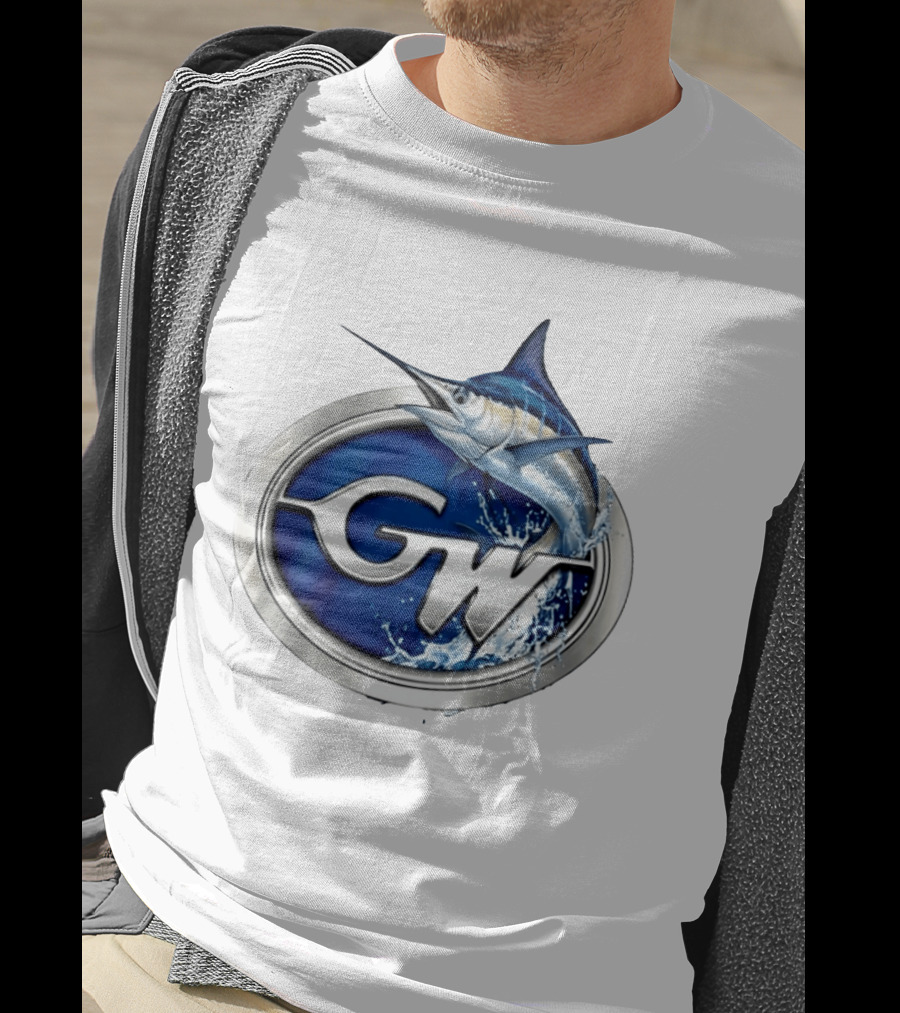 Grady White Boats GW Marlin Symbol Exceptional Attention To Detail T-Shirt