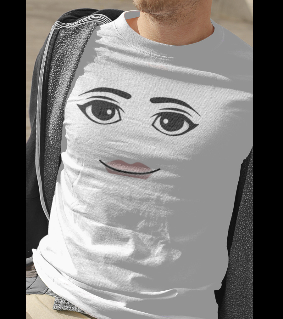 Roblox Avatar Face Iconic Girl Gaming T-Shirt