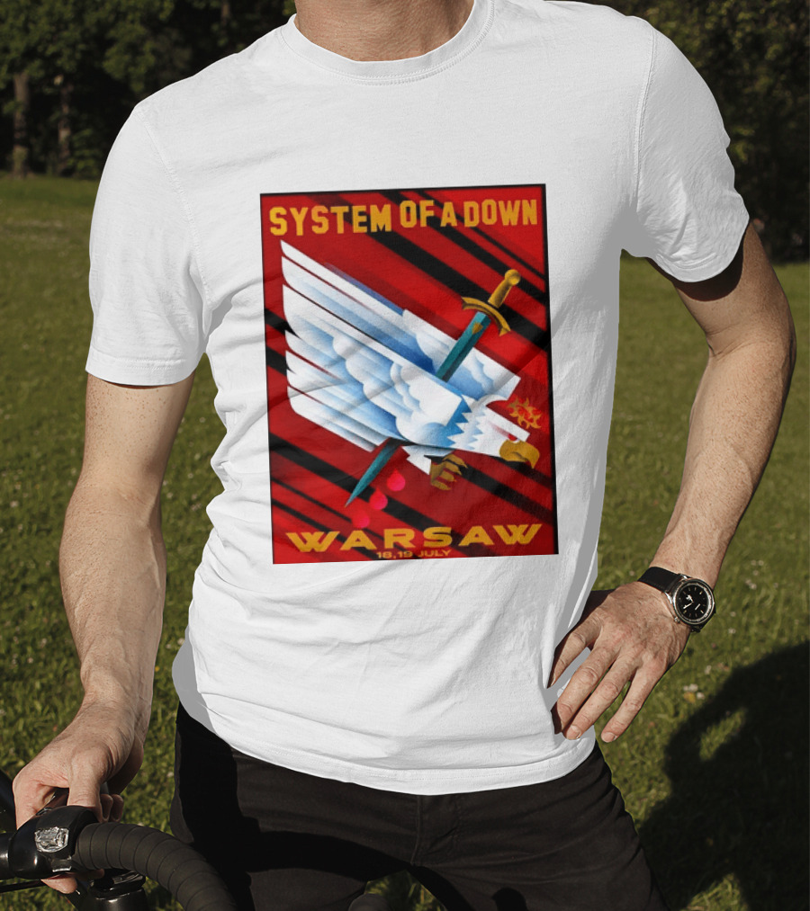 System Of A Down Warsaw Poland 2026 PGE Narodowy 18 19 July Exclusive Venue T-Shirt