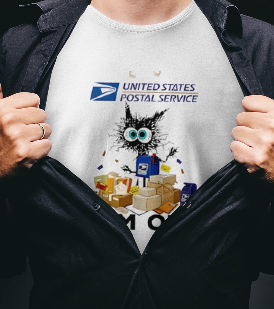 USPS United States Postal Service I'm OK With Cartoon Creature And Packages T-Shirt