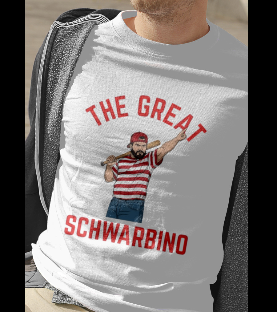 The Great Schwarbino Kyle Schwarber Philadelphia Phillies Baseball T-Shirt