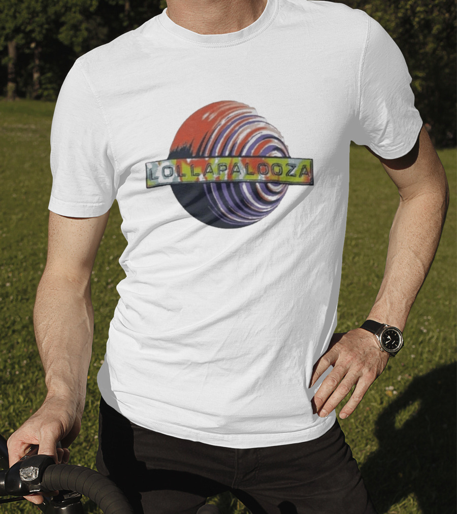 Lollapalooza Festival 2026 Sphere Logo Event Grant Park Chicago July 30 August 2 T-Shirt