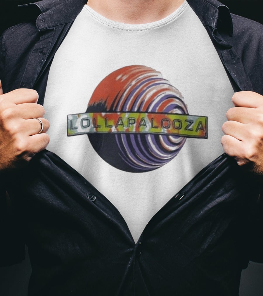 Lollapalooza Festival 2026 Sphere Logo Event Grant Park Chicago July 30 August 2 T-Shirt