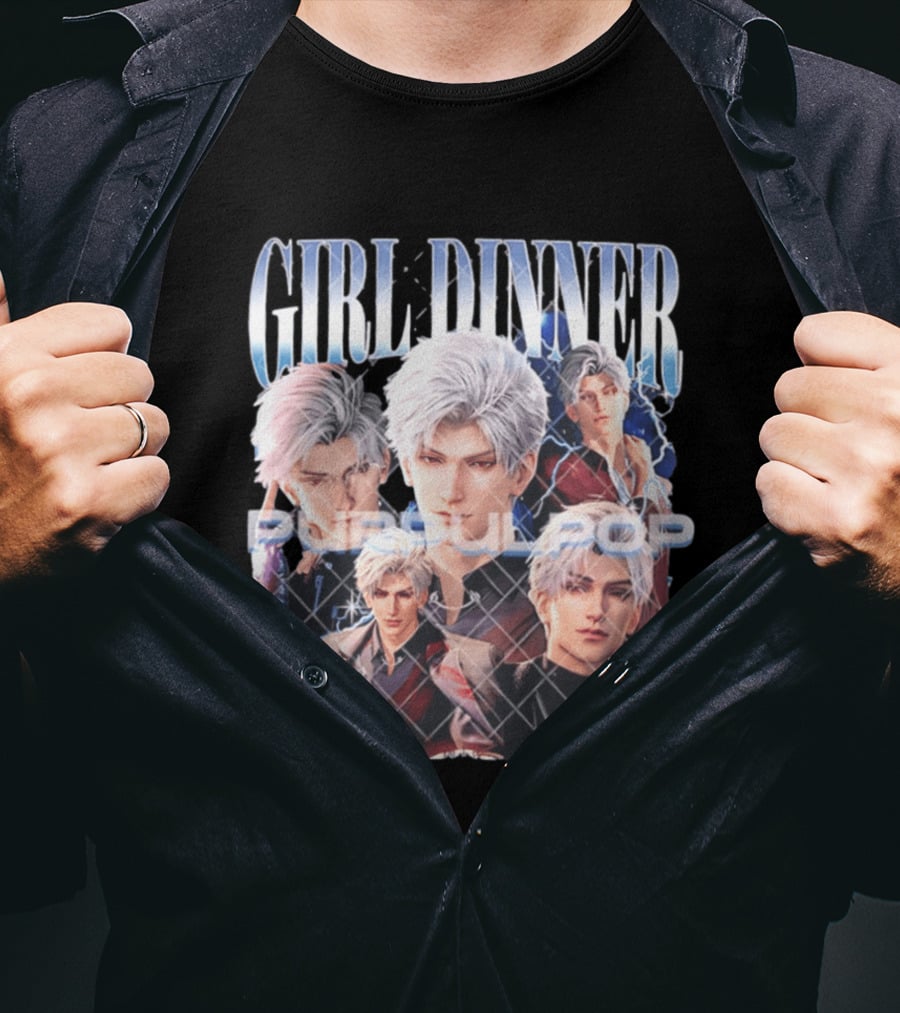 Girl Dinner PUPUPU POP 1 Photoshop To Mau Xong Xau Lam Love Deepspace Sylus Bootleg T-Shirt