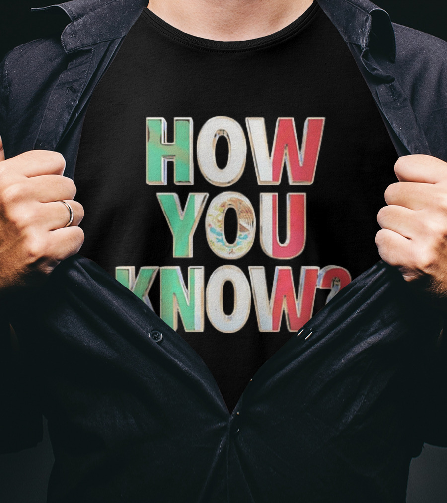 AEW Mexico Flag How You Know Wrestling T-Shirt
