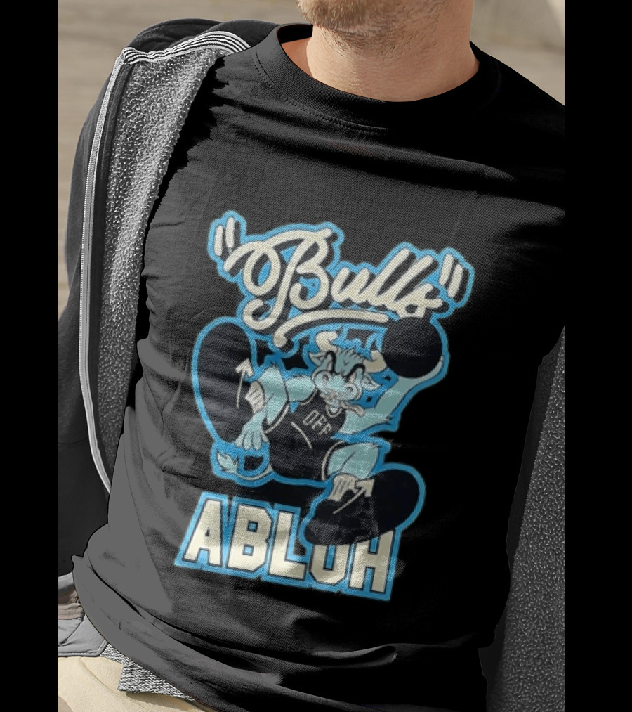 Off White Bulls Abloh Cartoon Basketball T-Shirt