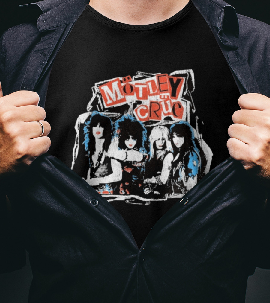 Motley Crue Collage The Return Of The Carnival Of Sins Tour 2026 T-Shirt