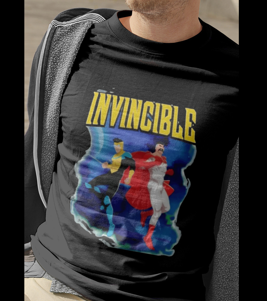 Invincible Comic Superhero Duo Team Up T-Shirt